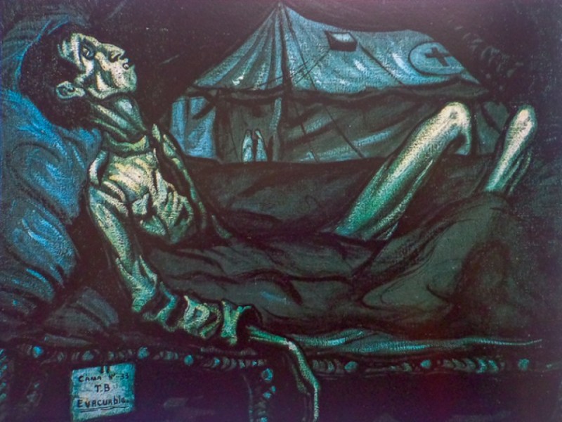 Ismael Sotomayor durante la Guerra del&nbsp;Chaco