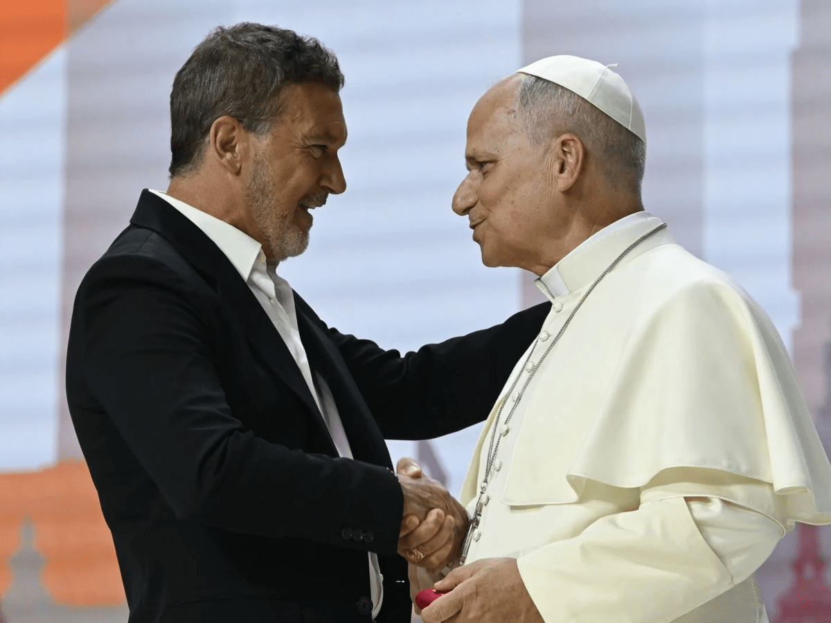 Antonio Banderas y su hondo mensaje al Santo&nbsp;Padre